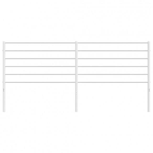 Tête de lit métal blanc 193 cm