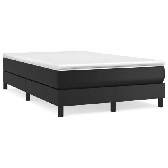 Cadre de lit matelas Noir 120x200 cm Similicuir