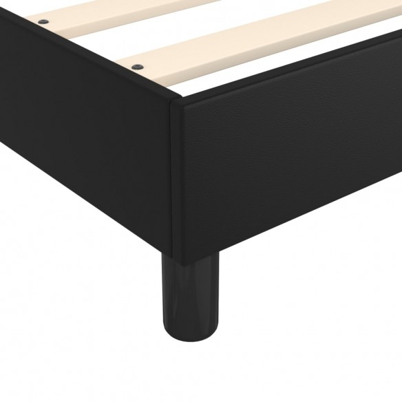 Cadre de lit matelas Noir 120x200 cm Similicuir