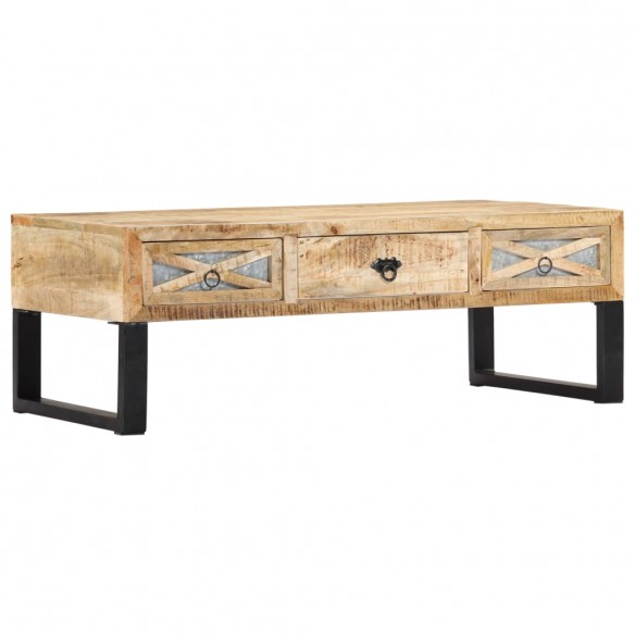 Table basse 110 x 50 x 38 cm Bois de manguier massif