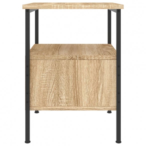 Table de chevet chêne sonoma 34x36x50 cm bois d'ingénierie