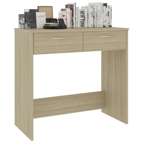 Bureau Chêne Sonoma 80x40x75 cm Aggloméré