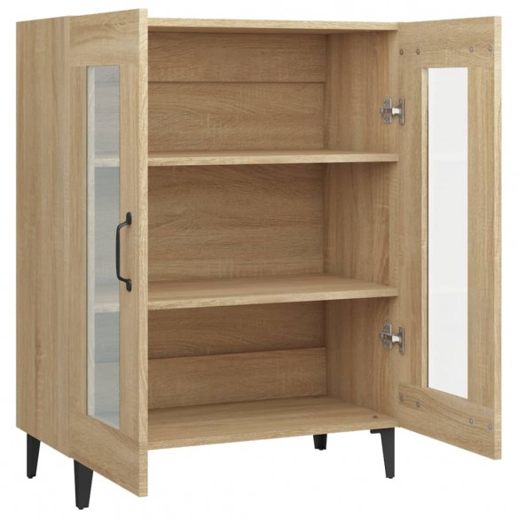 Buffet chêne sonoma 69,5x34x90 cm bois d'ingénierie