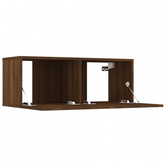 Ensemble de meubles TV 6 pcs Chêne marron Bois d'ingénierie