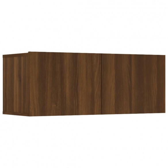 Ensemble de meubles TV 8 pcs Chêne marron Bois d'ingénierie