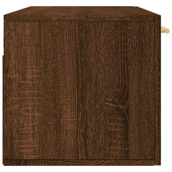 Armoire murale chêne marron 100x36,5x35 cm bois d'ingénierie