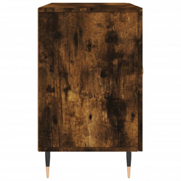 Buffet chêne fumé 100x36x60 cm bois d'ingénierie