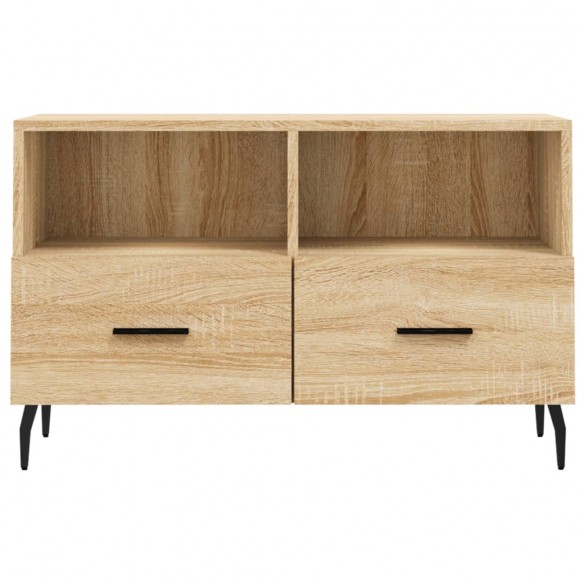 Meuble TV Chêne sonoma 80x36x50 cm Bois d'ingénierie