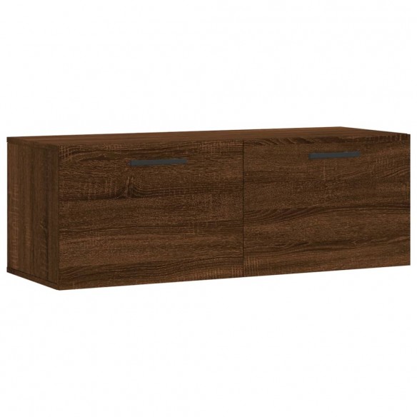 Armoire murale chêne marron 100x36,5x35 cm bois d'ingénierie