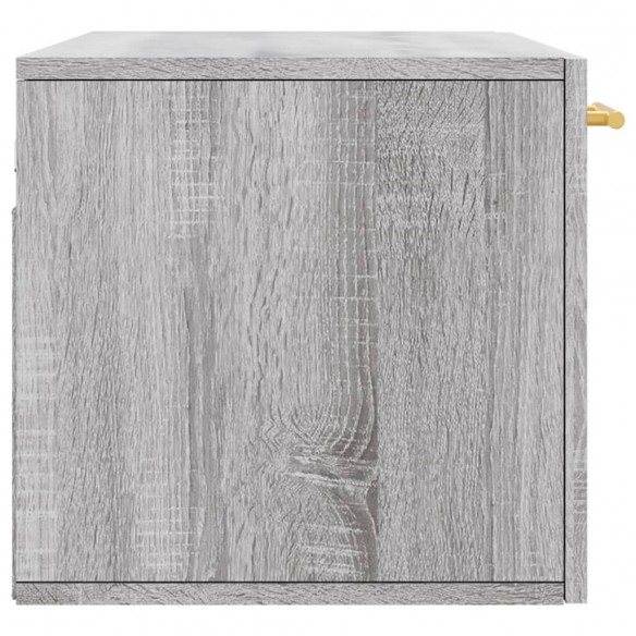 Armoire murale sonoma gris 80x36,5x35 cm bois d'ingénierie