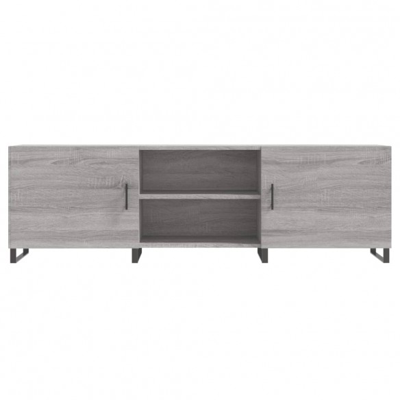 Meuble TV sonoma gris 150x30x50 cm bois d'ingénierie