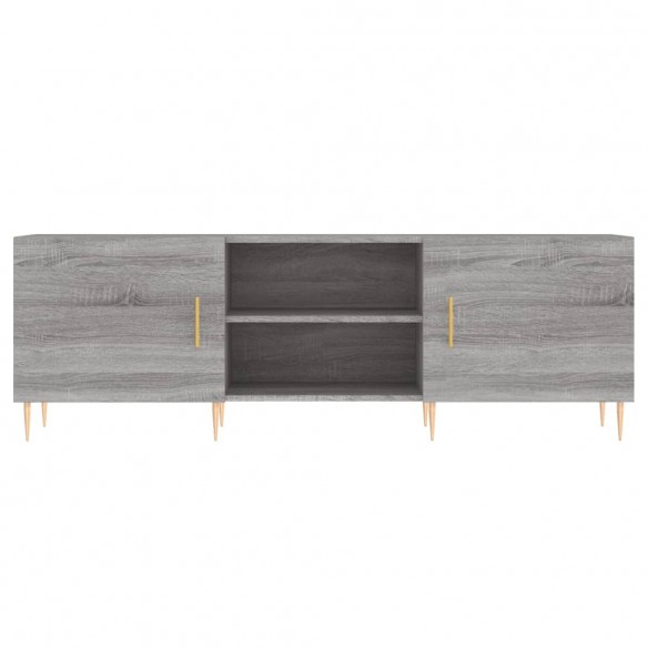 Meuble TV sonoma gris 150x30x50 cm bois d'ingénierie