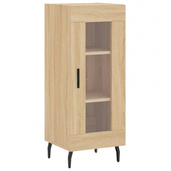 Buffet haut Chêne sonoma 34,5x34x180 cm Bois d'ingénierie