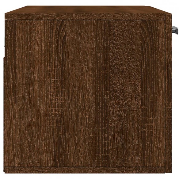 Armoire murale chêne marron 80x36,5x35 cm bois d'ingénierie