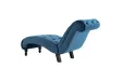 Chaise longue Bleu Velours