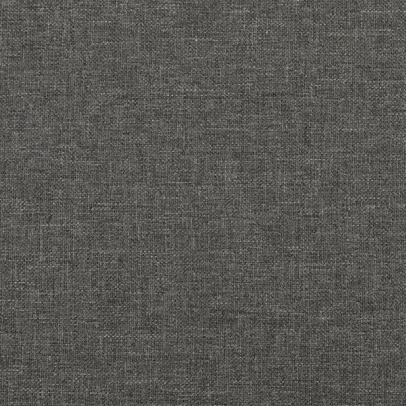 Cadre de lit Gris foncé 180x200 cm Tissu