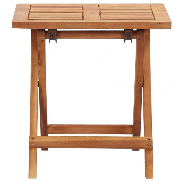 Table pliable de jardin 40x40x40 cm Bois d'acacia massif