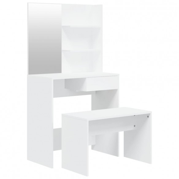 Ensemble de coiffeuse Blanc 74,5x40x141 cm