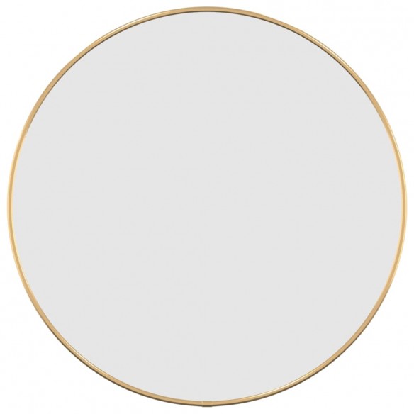 Miroir mural Doré Ø 50 cm Rond