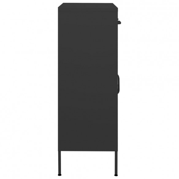 Armoire de rangement Anthracite 80x35x101,5 cm Acier