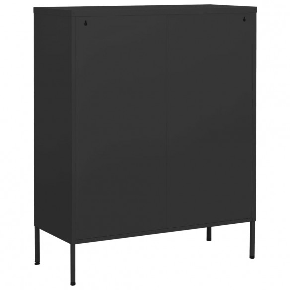 Armoire de rangement Anthracite 80x35x101,5 cm Acier