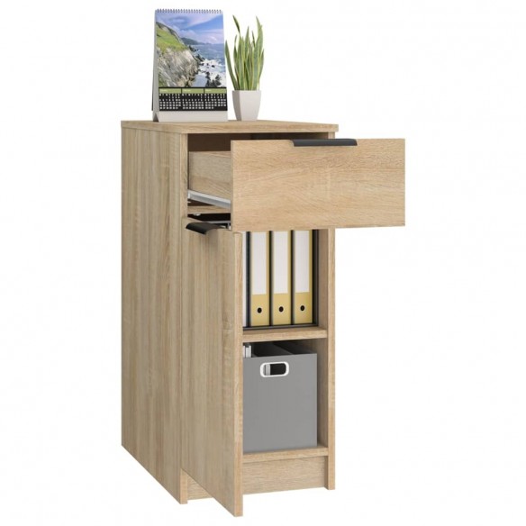 Armoire de bureau Chêne sonoma 33,5x50x75 cm Bois d'ingénierie