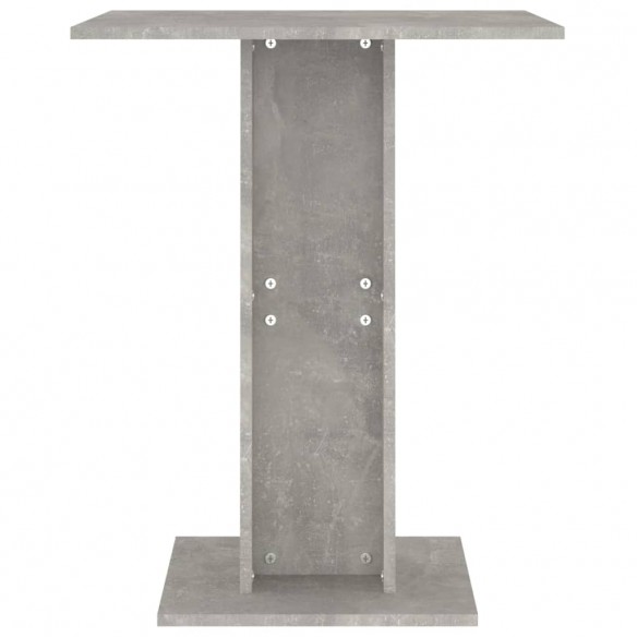 Table de bistro Gris béton 60x60x75 cm Aggloméré