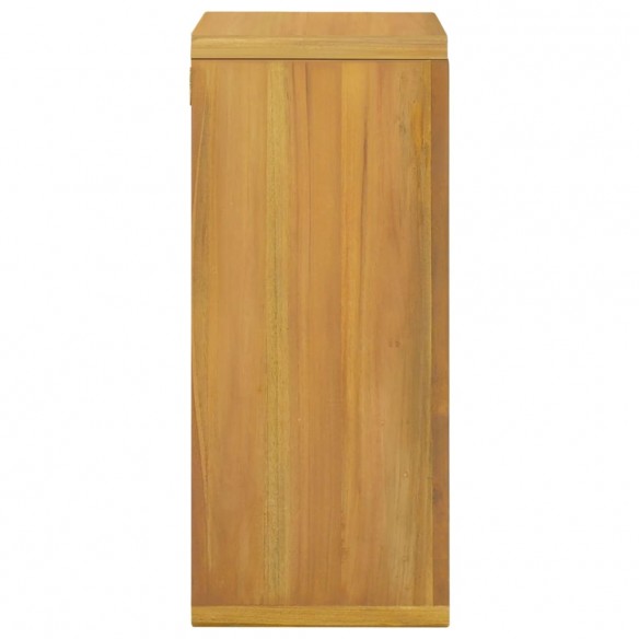 Armoire murale de salle de bain 45x30x70 cm Teck solide