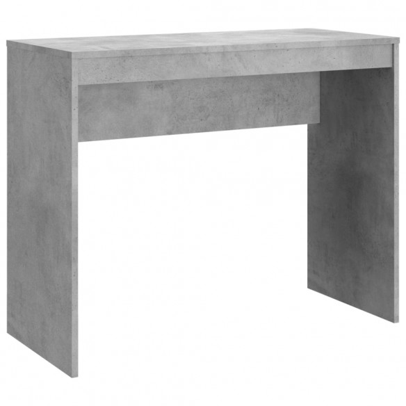 Bureau Gris béton 90x40x72 cm Bois d'ingénierie