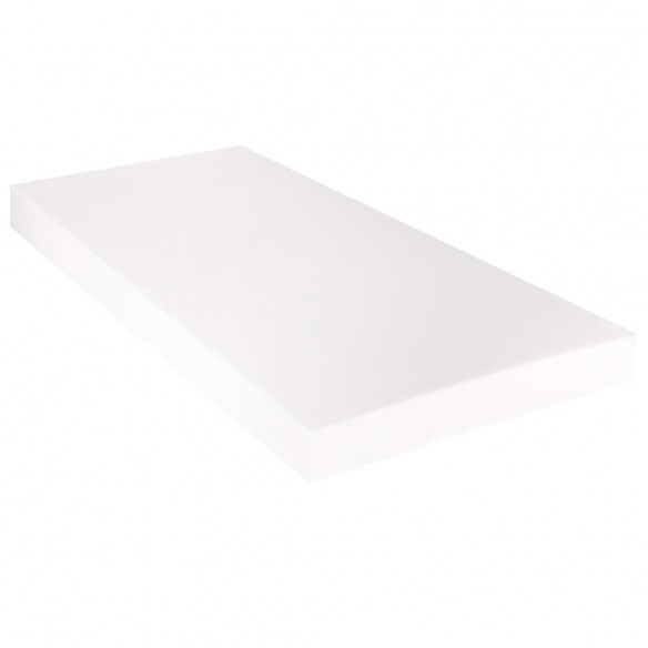 Lit avec matelas Blanc Similicuir 140 x 200 cm