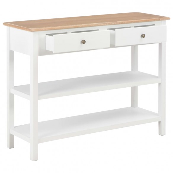 Buffet Blanc 110x35x80 cm MDF