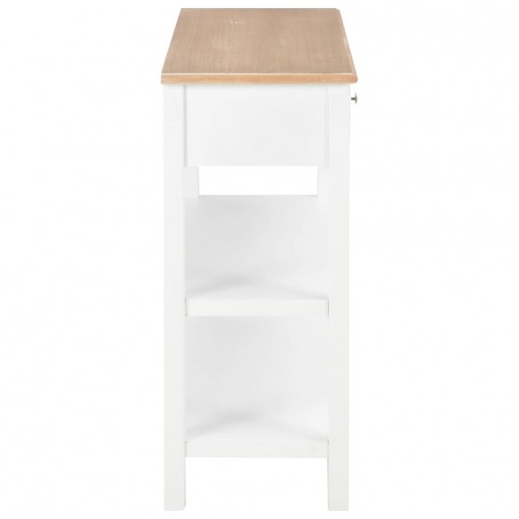 Buffet Blanc 110x35x80 cm MDF