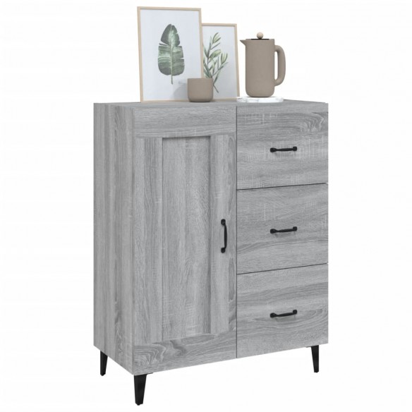 Buffet Sonoma gris 69,5x34x90 cm Bois d'ingénierie