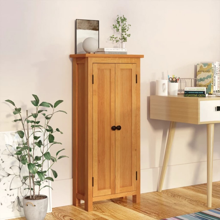 Armoire de rangement 50x22x110 cm Bois de chêne massif