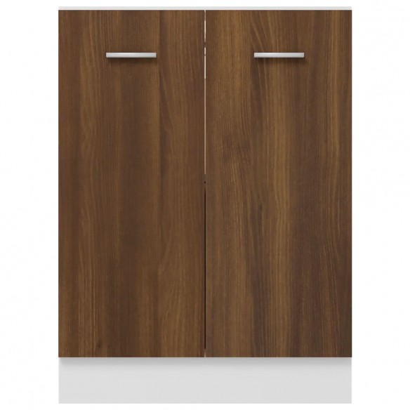 Armoire de plancher Chêne marron 60x46x81,5cm Bois d'ingénierie