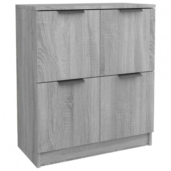 Buffet Sonoma gris 60x30x70 cm Bois d'ingénierie