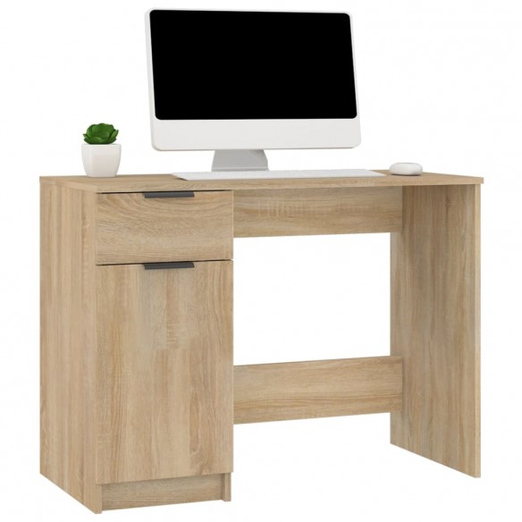 Bureau Chêne sonoma 100x50x75 cm Bois d'ingénierie