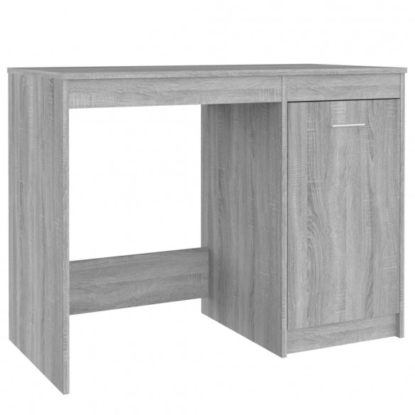 Bureau Sonoma gris 100x50x76 cm Bois d'ingénierie