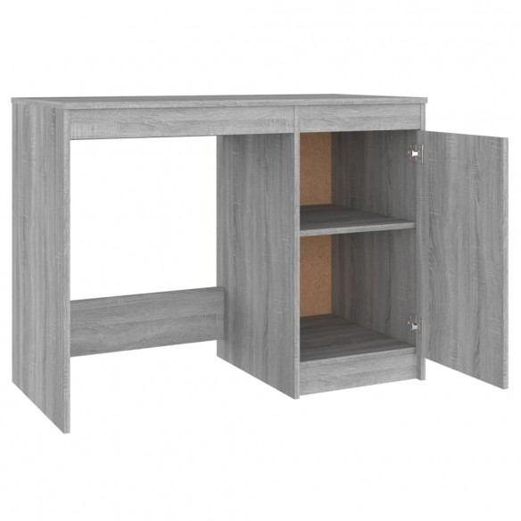 Bureau Sonoma gris 100x50x76 cm Bois d'ingénierie