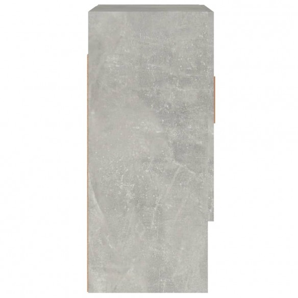 Armoire murale Gris béton 60x31x70 cm Bois d'ingénierie