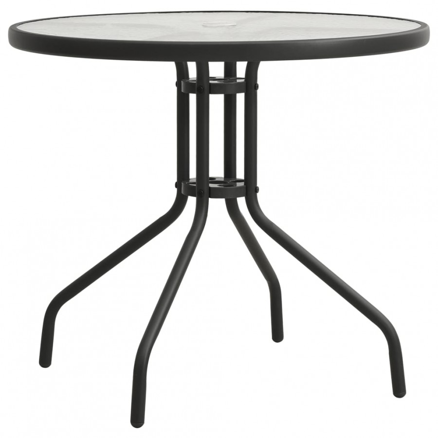 Table de bistro Anthracite Ø80x71 cm Acier