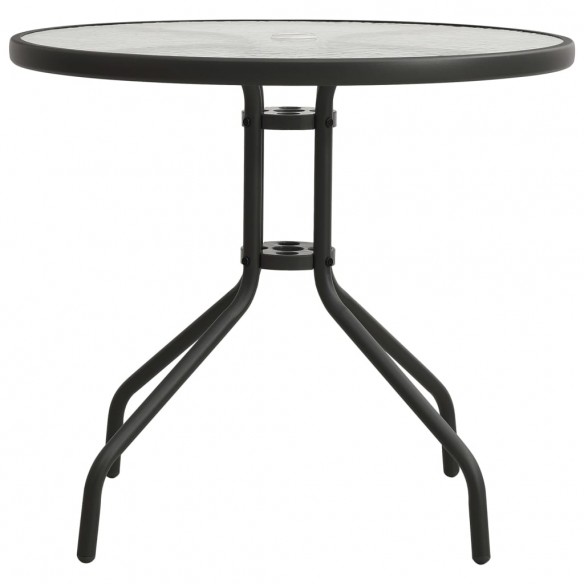 Table de bistro Anthracite Ø80x71 cm Acier