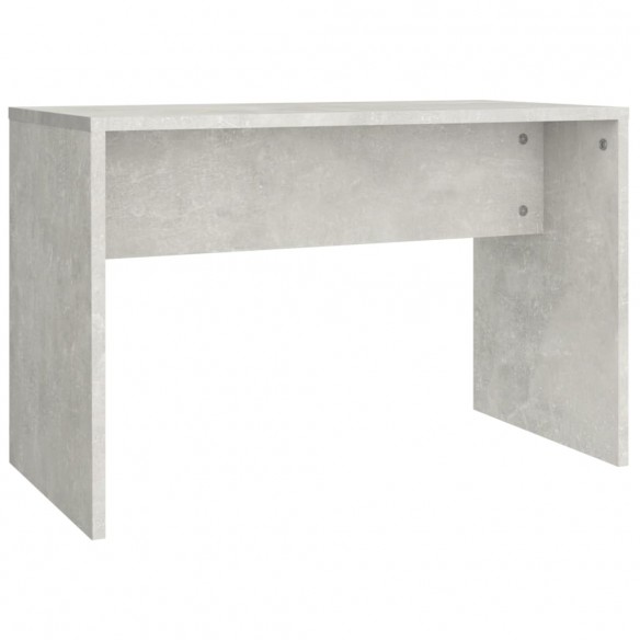 Tabouret de toilette Gris béton 70x35x45 cm Bois d'ingénierie