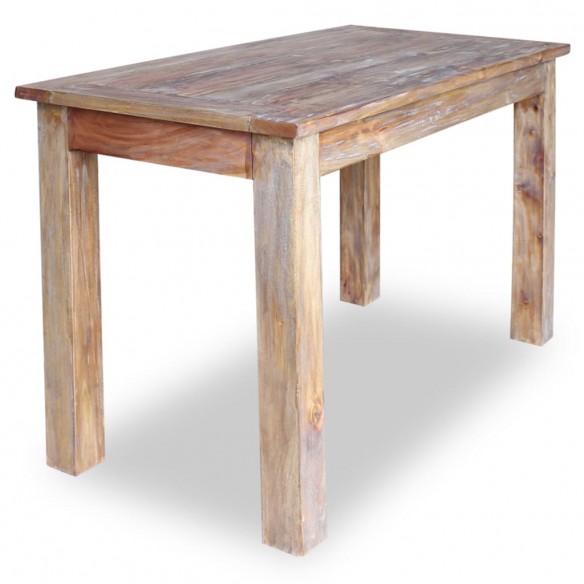 Table de salle à manger Bois de récupération 120 x 60 x 77 cm