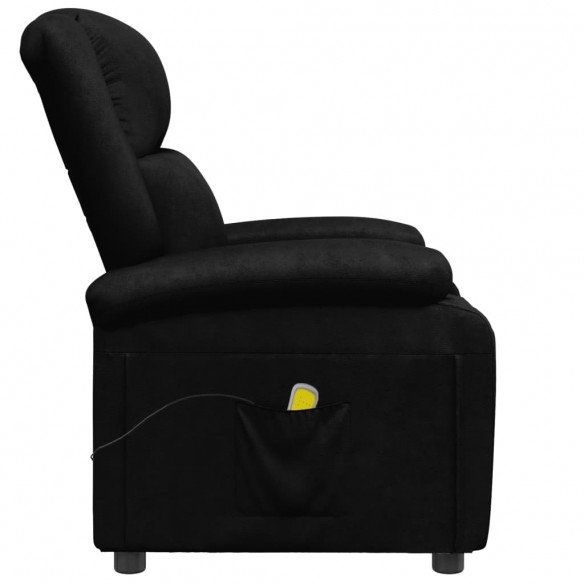 Fauteuil de massage Noir Similicuir