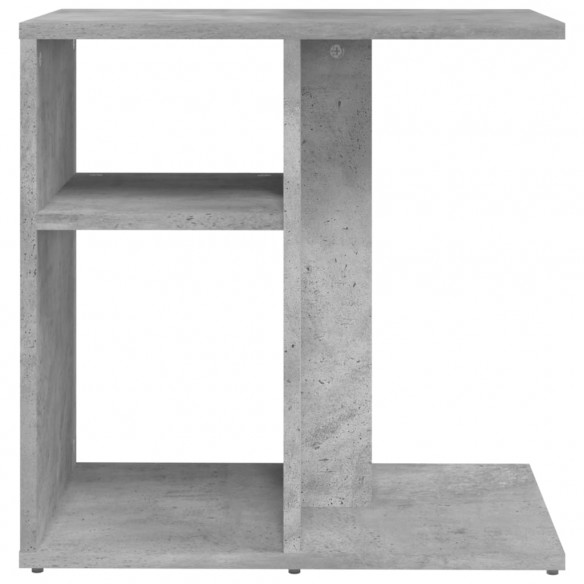 Table d'appoint Gris béton 50x30x50 cm Aggloméré