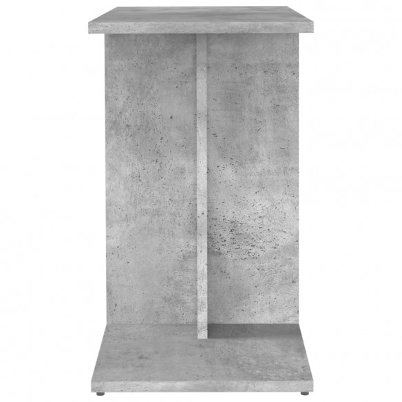 Table d'appoint Gris béton 50x30x50 cm Aggloméré