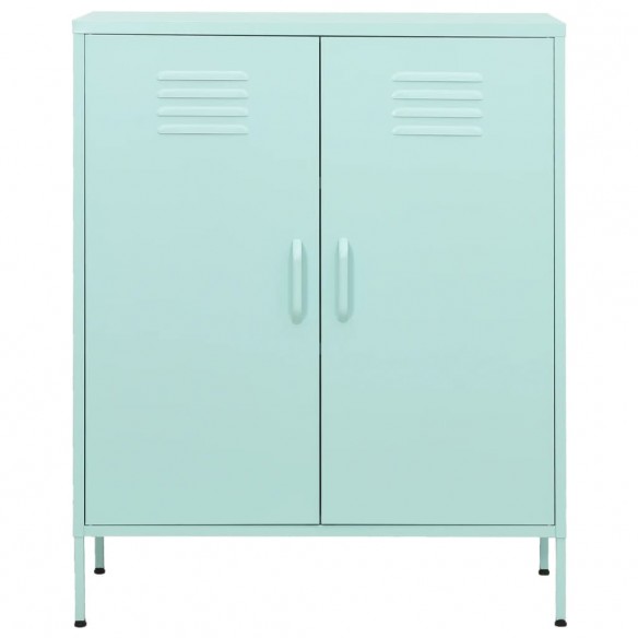 Armoire de rangement Vert menthe 80x35x101,5 cm Acier