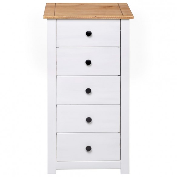 Buffet Blanc 46x40x89 cm Pin Gamme Panama