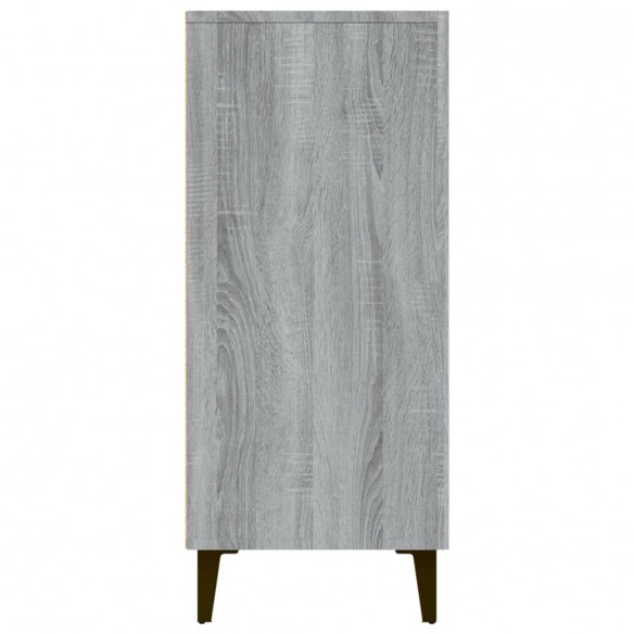 Buffet sonoma gris 90x34x80 cm bois d'ingénierie